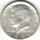1964 Kennedy Half Dollar in BU condition ~ PLEASE SEE THE SCAN          stk 5012