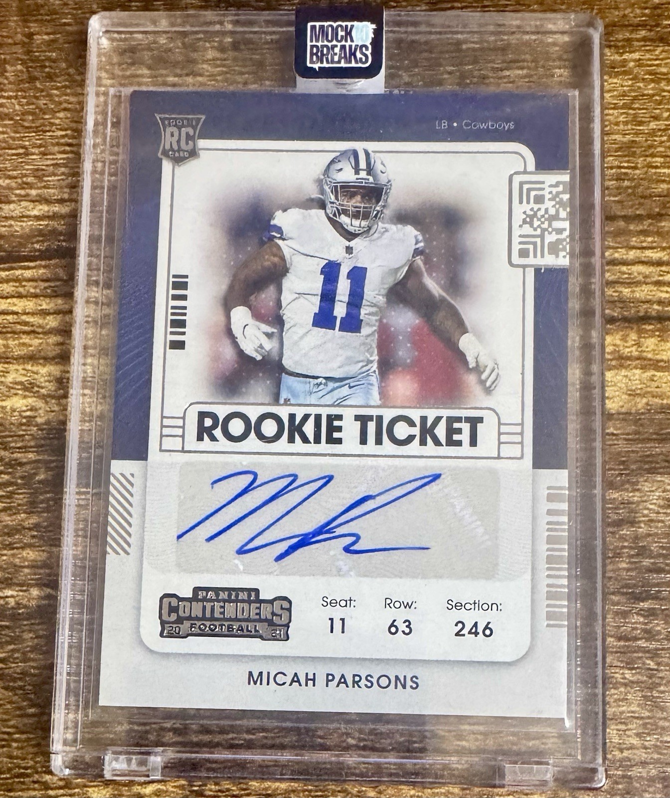 2021 Contenders - Rookie Ticket Variation Micah Parsons #146 Years ROOKIE AUTO