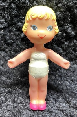 Vintage 1980s Schaper Li'l Me Fashion Doll Blonde Hair White Suit Pink Shoes