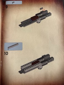 Manual Only Lego 7198 Indiana Jones Last Crusade FIGHTER PLANE U10