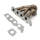 EDELSTAHL-ABGASKRÜMMER 4-1 FÜR MAZDA 3 6 MPS MZR 2.3 DiSi TURBO BL BK 2007-2013