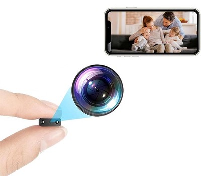 Mini Cámara Espía Inalámbrica 1080P HD Seguridad WiFi App Para iPhone y Samsung