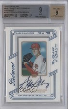 2010 Topps 206 Mini Framed Piedmont Stephen Strasburg #TA-SS BGS 9 MINT Auto 1b0