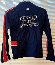 USED MAKE IT OR BREAK IT GK  DENVER ELITE GYMNASTICS JACKET ADULT SMALL