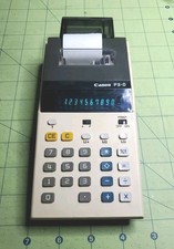Vintage Canon P3-DII P3-D Calculator Printer Working, Roll Of Paper.