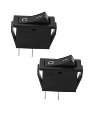 2pcs RK1-11 Rocker Switch - 16A 125/250VAC - 2 Pins - 2 Positions