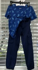Lands End Boys Two Piece Set Size 5 Pants and T- shirt NEW