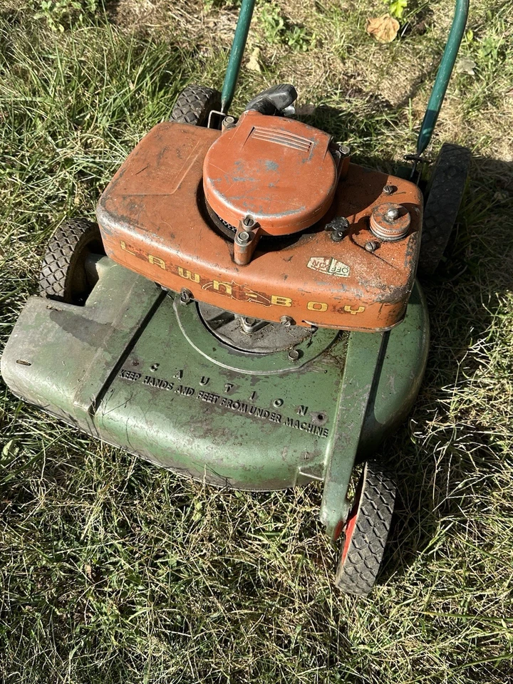 Cortacésped Lawnboy 5000 1956 pintura original antigua de 2 tiempos Foto 2 de 4