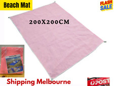 Sand Free Beach Mat Blanket Sand Proof Magic Sandless Sand Dirt Dust Disapp AU