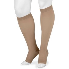 Juzo Basic Knee High, Open Toe, 30-40mmHg Size: III Beige