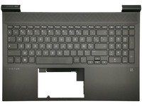 HP Victus 16-D 16-E Cover Handauflage Tastatur FranzöSisch Schwarz Beleuchtet