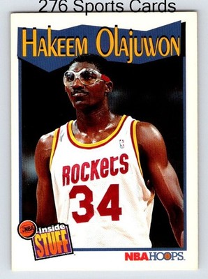 1991-92 NBA Properties Hakeem Olajuwon [Base] Base Set #304