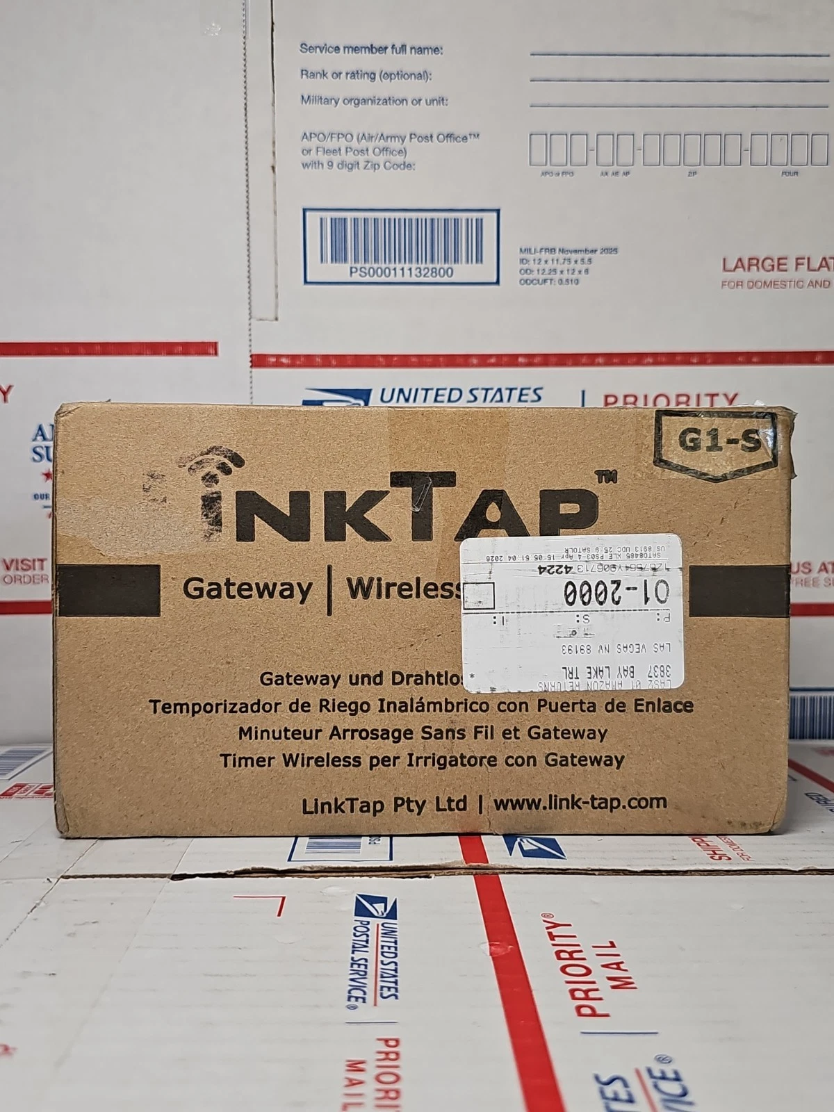 LinkTap G1S Wireless Water Timer & Gateway - Smart Sprinkler Timer with App, ...