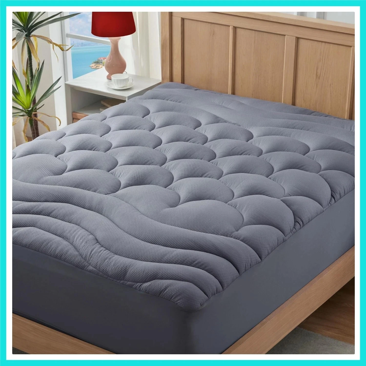Twin Size Mattress Pad for Pain Relief, Pillow Top Cooling Twin Mattress Topp...