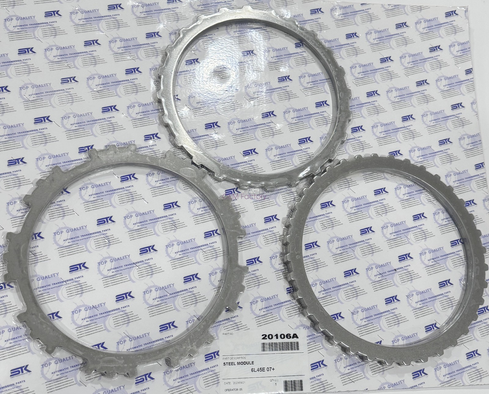 6L45E 6L50E OEM Transmission Rebuild Kit with Friction&Steel for BMW X3  Buick