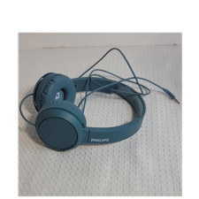 Philips Wired On-Ear Headphones Blue 3.5mm Jack Double Earpiece Headband