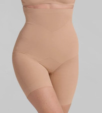 HONEYLOVE SUPER POWER SHAPER SHORT 156214 SZ 2X SAND / NWT WITH STORAGE BAG