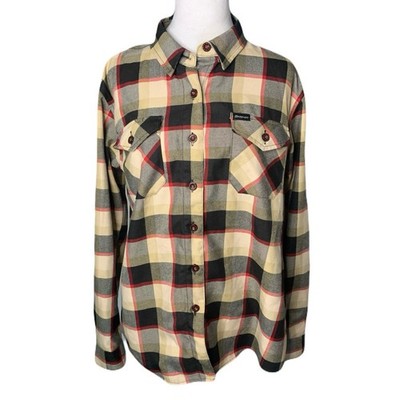 Dixxon X Snap On Tools Large Women s Plaid Limited Edition Form Function Shirt