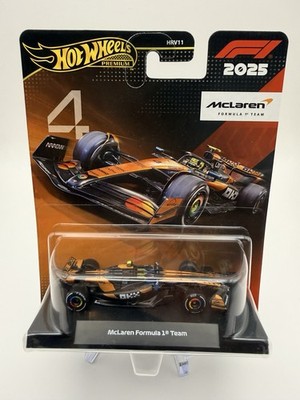 NEW 2025 Hot Wheels Premium Formula 1 McLaren Formula 1 Team (#4)