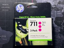 HP 711 3-pack 29-ml Magenta DesignJet Ink Cartridge Expired 03/2025