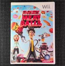 CIB Ubisoft Cloudy with a Chance of Meatballs Wii E 2009 Manual NTSC-U/C