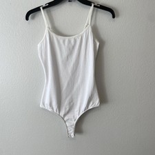 Active basic white bodysuit