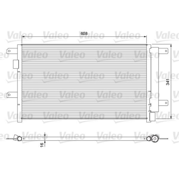 Valeo Kondensator Klimaanlage FüR Iveco Daily IV Pritsche/Fahrgestell-image