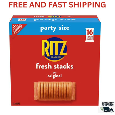 RITZ Fresh Stacks Original Crackers Party Size 23.7 oz 16 Multi Snack Packs Fres