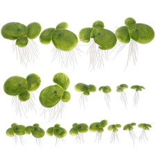 18 Pcs Artificial Mini Duckweed with Root Aquarium Decorations Plants