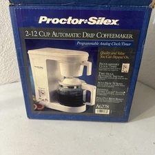 Vintage Proctor Silex 2-12 Cup Automatic Drip Coffeemaker New