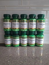 LOT 10 NATURE'S BOUNTY POTASSIUM GLUCONATE 99MG 100 CAPLETS EACH EXP 2027