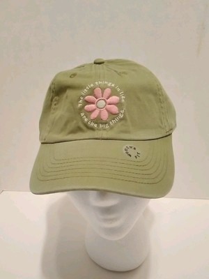 Life is Good Women Chill Cap Little Things in Life Flower Green One Size 23518