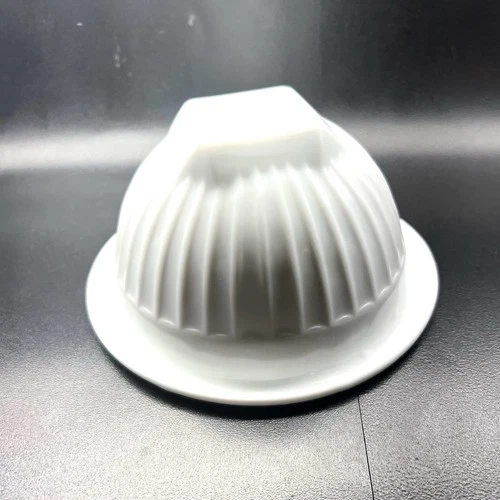 1934 Vitrock~Hocking Glass Co. White Opaque Depression Glass ~ 6.5” Mixing Bowl