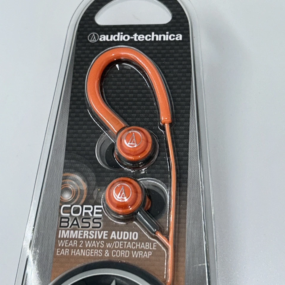 Audio-Technica COR150 Hooked Wired Earphones Unique (Sealed) - Image 3 of 4