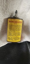 WINCHESTER GUN OIL 3 OZ. CAN Old Logo ( YELLOW BAND ) Empty Vintage 1920s WINCHESTER GUN OIL 3 OZ. CAN Old Logo ( YELLOW BAND ) Empty Vintage 1920s - Image 1