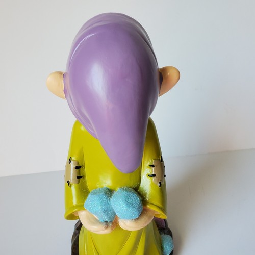 2025 Dopey Statue Disney Snow White and the Seven Dwarfs 8” Glitter Garden Gnome - Picture 11 of 13