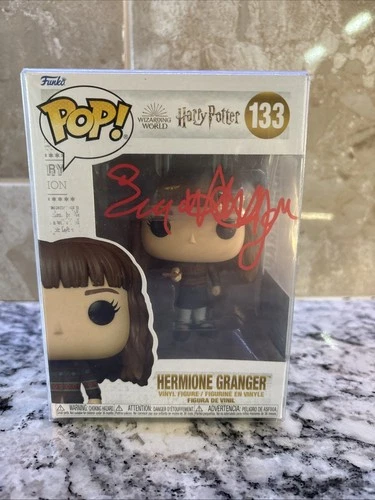 Emma Watson Hand Signed Hermione Granger Funko Pop 133 Harry Potter COA TSA