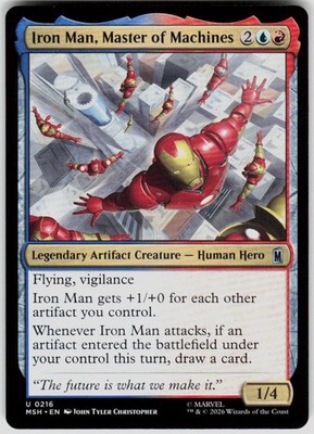 Iron Man Master of Machines 216 Marvel Super Heroes Magic the Gathering