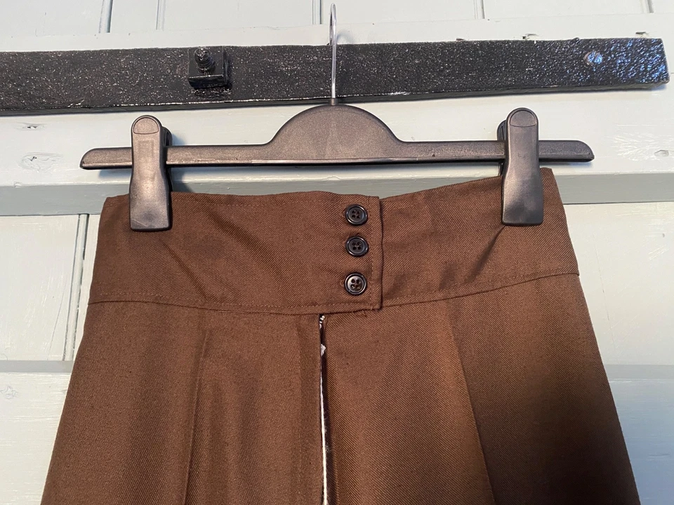 1970'S TRUE VINTAGE FLARES TROUSERS BNWT HIGH WAISTED NORTHERN SOUL DOLLY DESIGN - Image 3 of 4