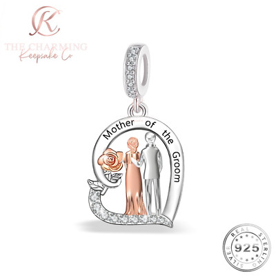 Anhänger Mutter des Bräutigams 925 Sterling Silber - Hochzeitsgeschenk