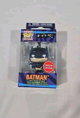 FreakShow Batman Gotham Funko Pocket POP Keychain Game Stop Exclusive