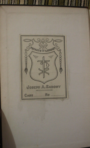 The Story of Samson by Paul Carus 1907 (Joseph A. Sadony Ex-Libris Bookplate) - Picture 4 of 9