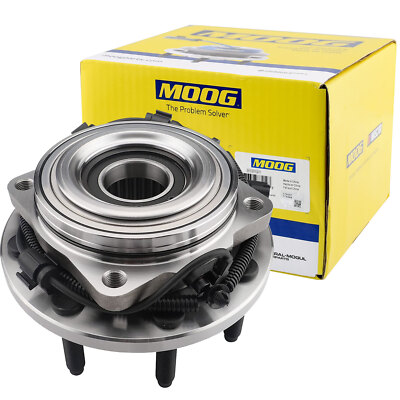 4WD Moog Front Wheel Bearing & Hubs For 2005-10 Ford F-250 F-350 Super Duty