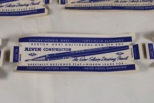 Alvin Constructor N&deg; 5022 - 5x altes Reklame Papier Etikett , Ephemera 20x6 /S54