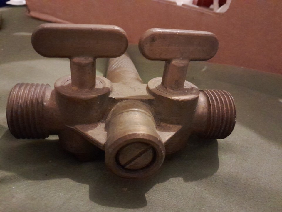 Vintage Brass Barrel Tap/ Beer Keg Double Valve / Tap Spigot eBay