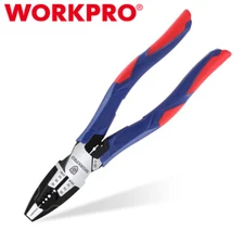 WORKPRO 8Inch Wire Cutter Linesman Plier Stripper Multipurpose Combination Plier