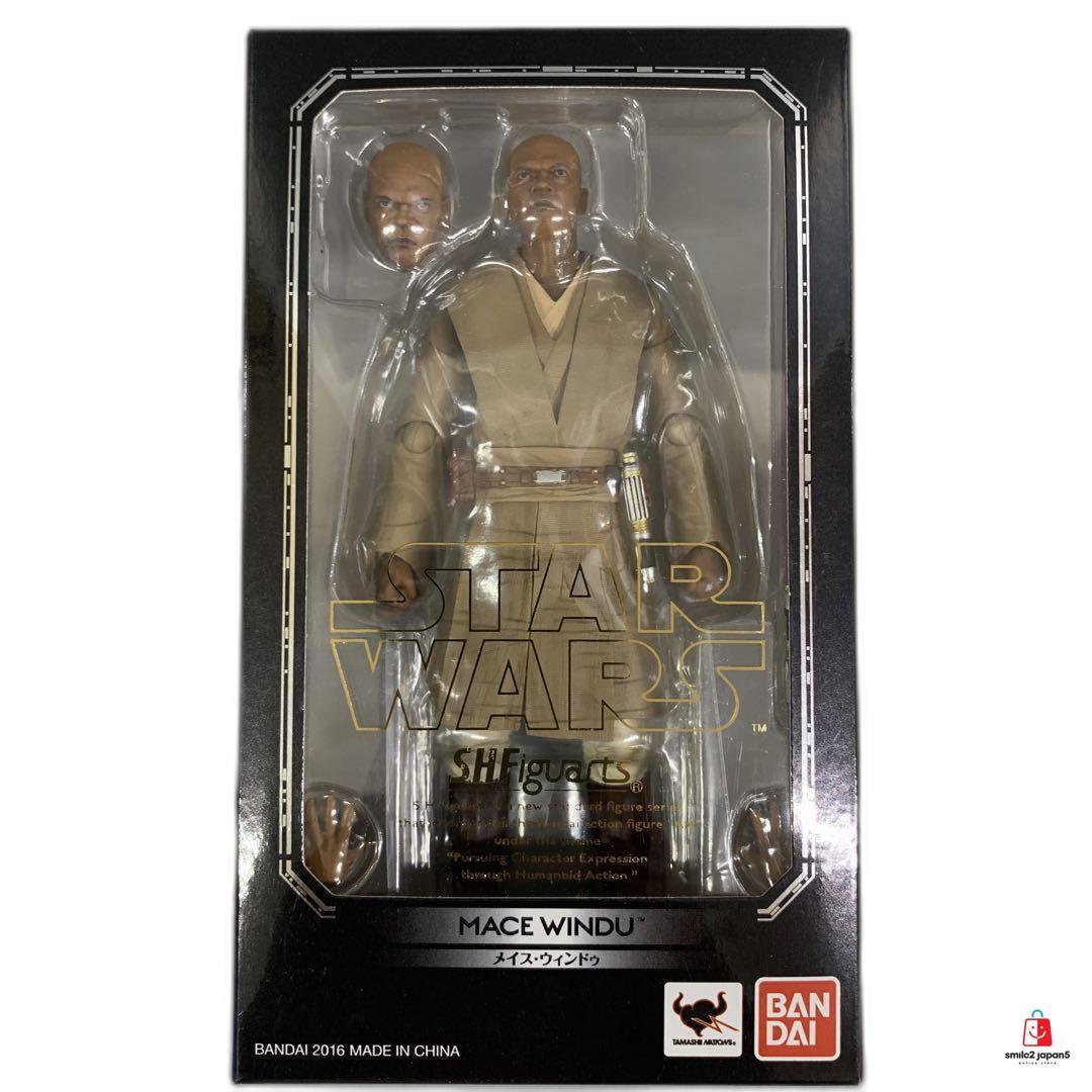 BANDAI SHFiguarts Mace Windu フィギュア S.H.Figuarts Mace Windu Action Figure STAR WARS Episode 2