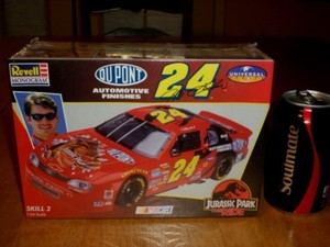 Nascar 24 Jurassic Park Thunderbird Plastic Model Kit Car Scale 1 24 Ebay