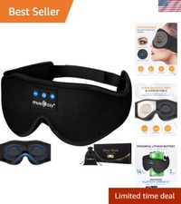 Wireless Music Sleep Headband - 3D Eye Mask Perfect for Deep Sleep Anywhere