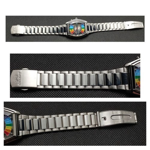 Orient Multi-Year Calendar Rarest Rainbow Tonneau Case from Japan - Picture 10 of 10